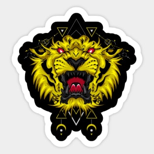 tiger masks Sticker